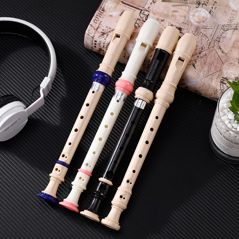 Musical Instrument German - Немецкая пластиковая флейта-блокфлейта (6/8 отверстий) для