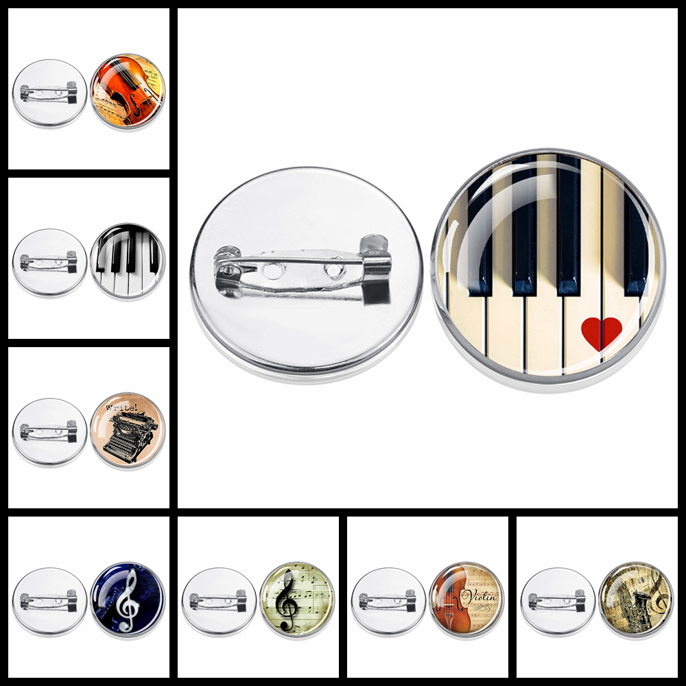 Musical Instrument Jewelry - 1 шт. Музыкальный инструмент: пианино, гитара,