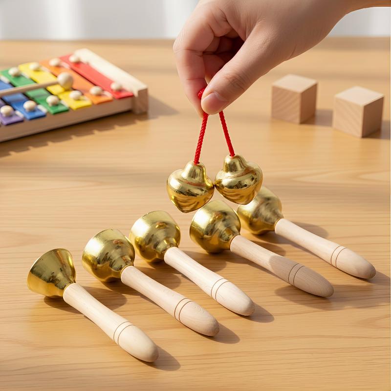 Musical Instrument Chimes - Детские ударные музыкальные инструменты: 2 колокольчика