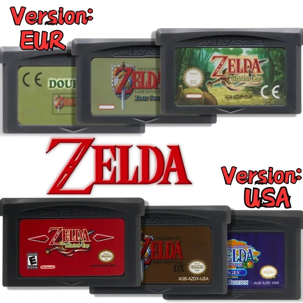 Musical Instrument Zelda - Игровая карта GBA для 32-битной игровой