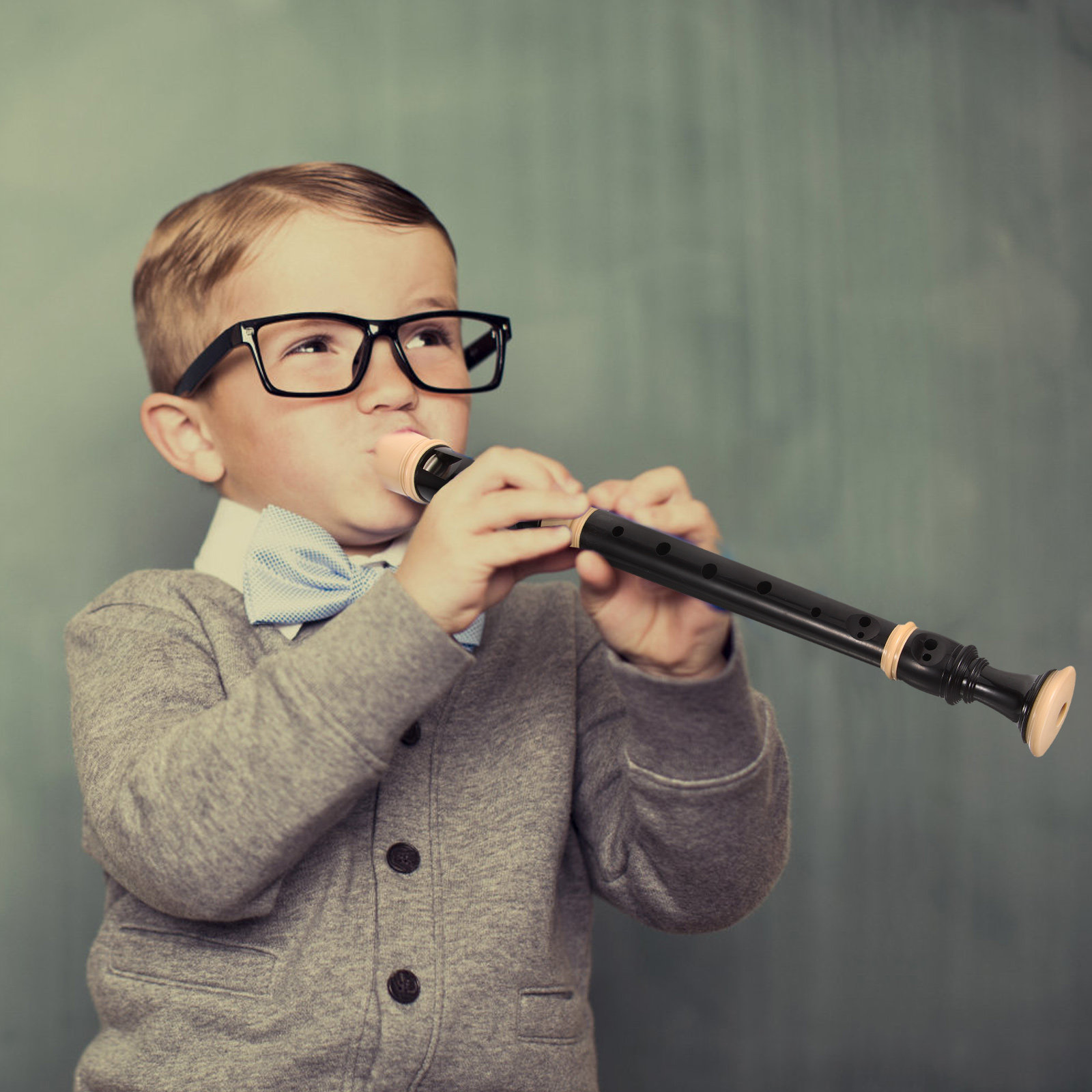 Musical Instrument German - Набор немецких 8-отверстных сопрановых блокфлейт для