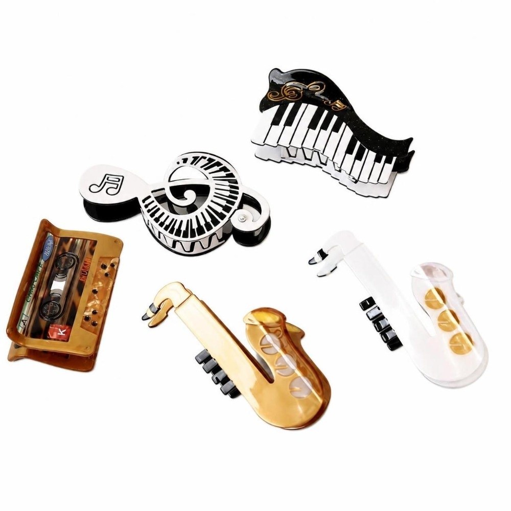 Musical Instrument Video - Новая заколка для волос из ацетата
