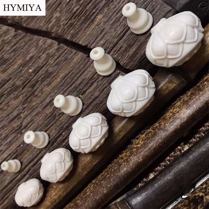 Musical Instrument Jewelry - Тибетский рожок ручной работы, трехсторонние бусины,