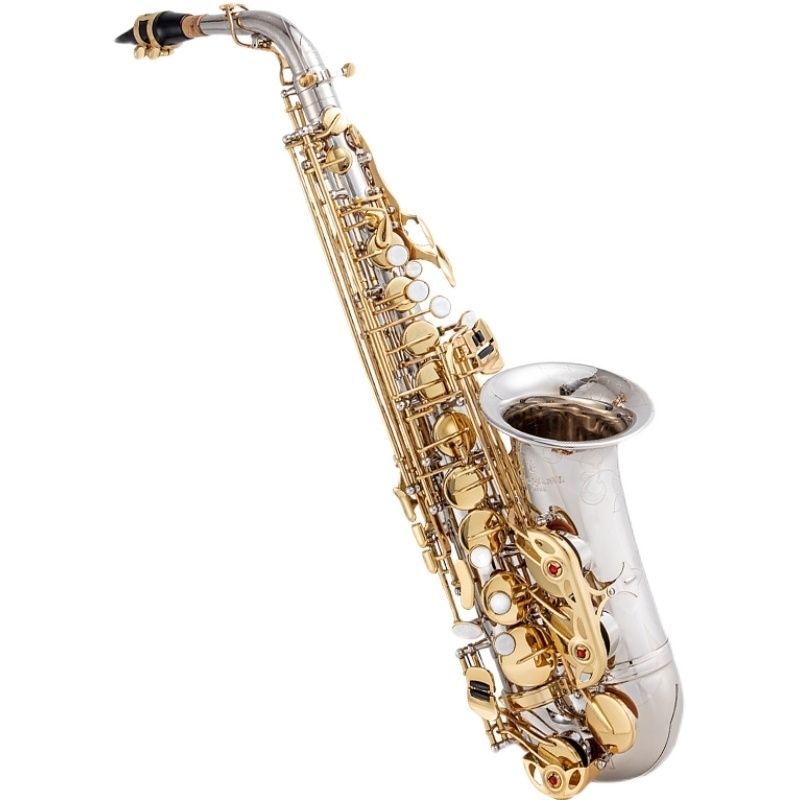 Musical Instrument Japan - Японский классический альт-саксофон A-WO37, латунный, никелированный,