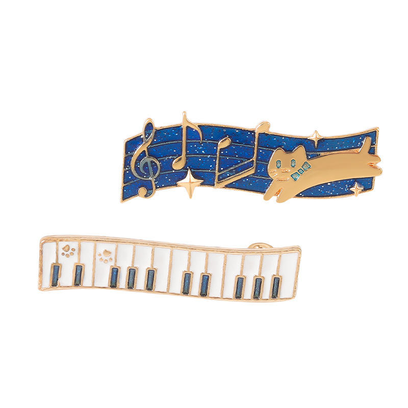 Набор из 2 эмалевых значков с  – обзор и цена Musical Instrument Jewelry